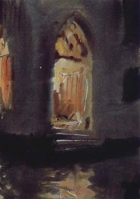 Palazzo Barbaro:n sisäänkäyntiovi - Anders Zorn