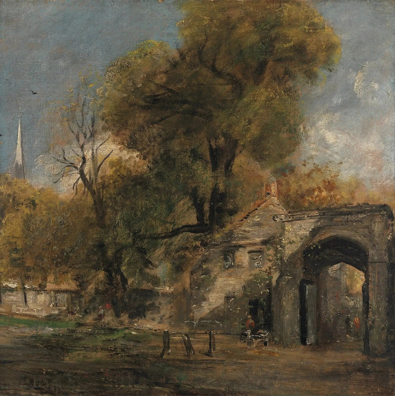 Harnhamin portti, Salisbury - John Constable
