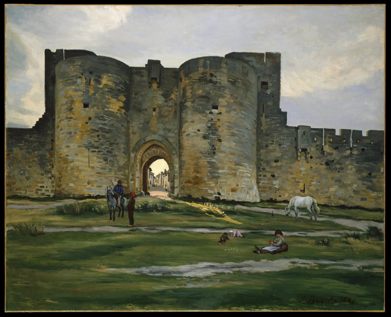 Kuningattaren portti Aigues-Mortes - Frédéric Bazille