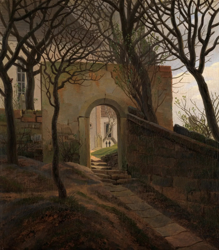 Hautausmaan portti - Caspar David Friedrich