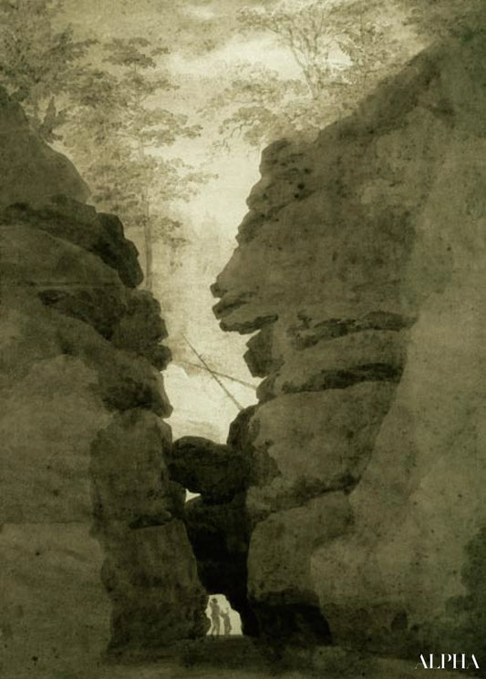 Porte du rocher - Caspar David Friedrich - Reproductions de tableaux et peintures haut de gamme