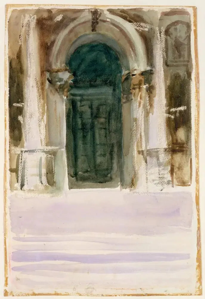 Vihreä Ovi, Santa Maria della Salute - John Singer Sargent