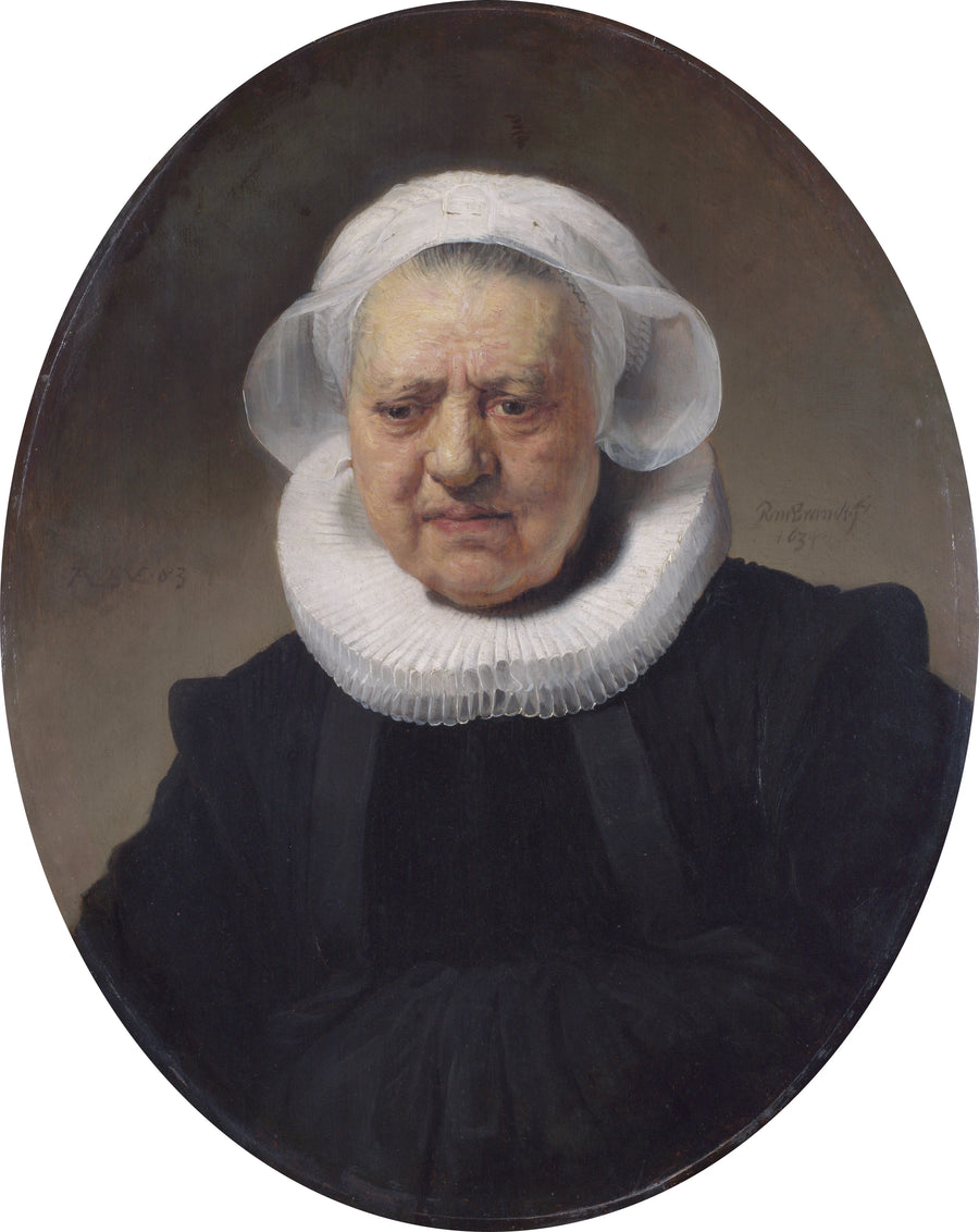 83-vuotiaan naisen muotokuva (ehkä Aechje Claesdr, Dirck Jansz Pesserin äiti) - Rembrandt
