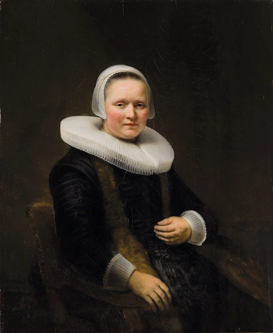 Naisen muotokuva, ehkä Anna Wijmer - Rembrandt