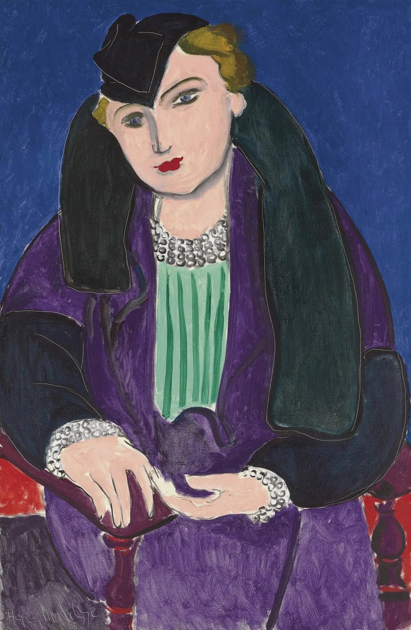 Sininen viitta - Henri Matisse