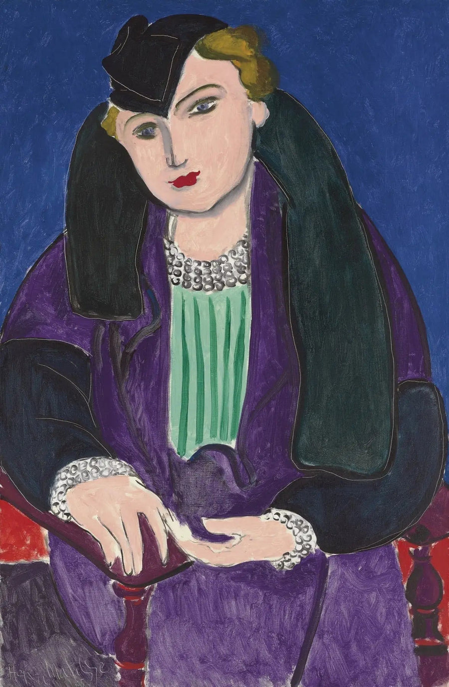 Sininen viitta - Henri Matisse