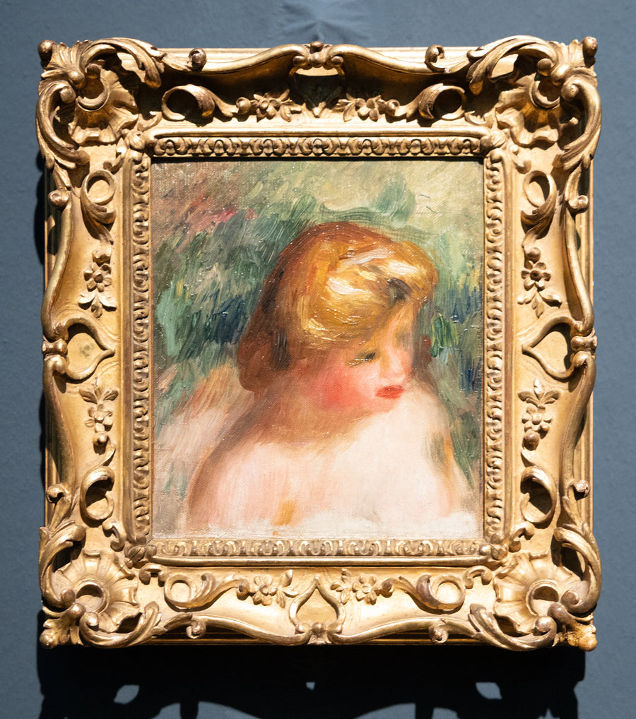 Nuoren naisen rintakuva - Pierre-Auguste Renoir