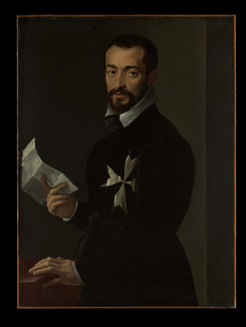 Portrait d'un chevalier de Malte, probablement Fra Jacopo Salviati - Mirabello Cavalori