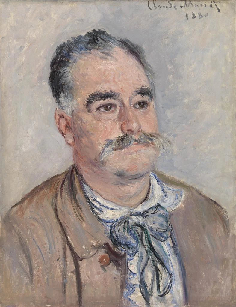 Monsieur Coqueretin (isä) W618:n muotokuva - Claude Monet
