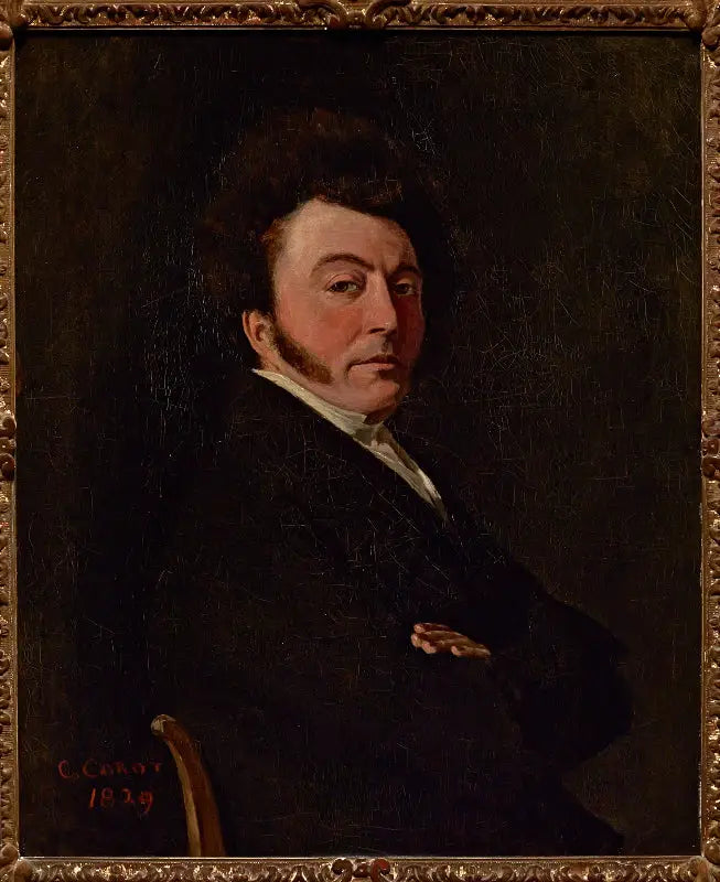 Abel Osmondin muotokuva - Jean-Baptiste Camille Corot