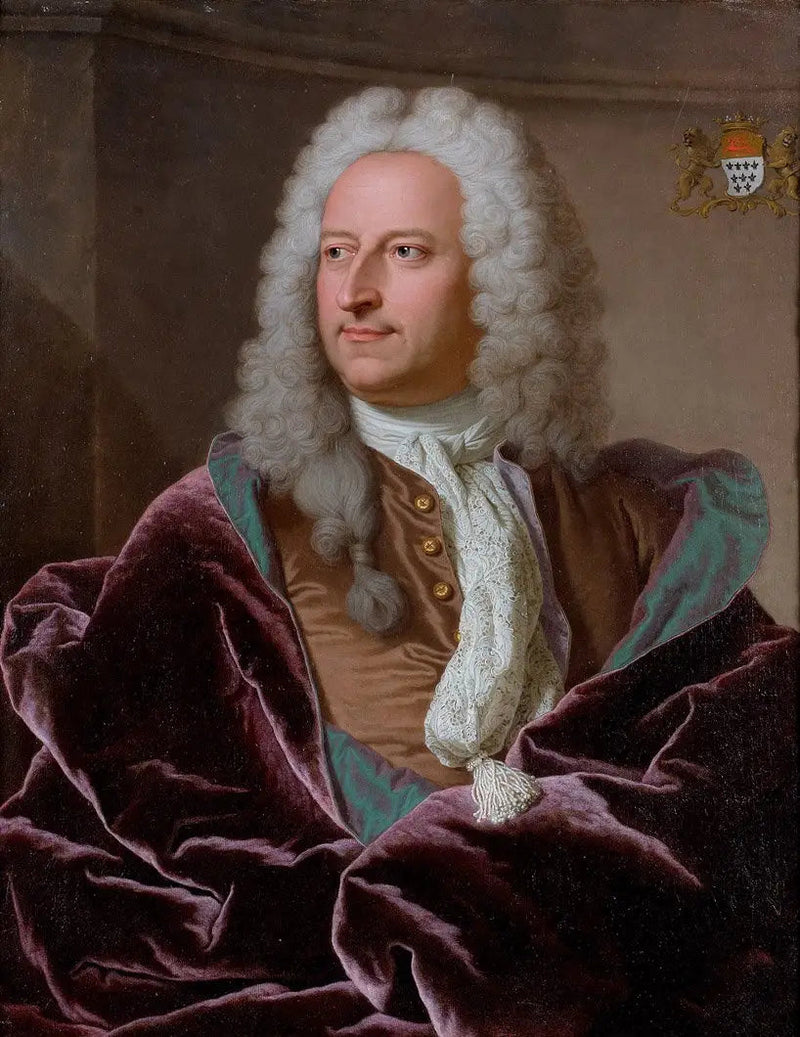 Abraham Van Hoeyn muotokuva - Hyacinthe Rigaud