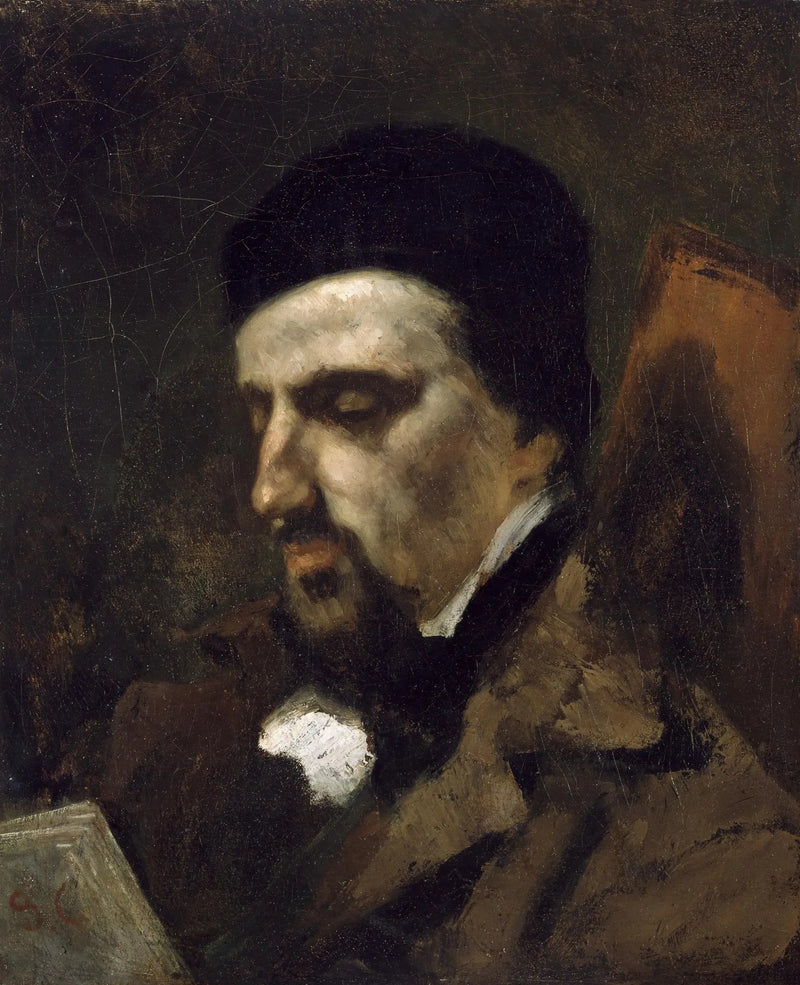 Adolphe Marletin muotokuva - Gustave Courbet