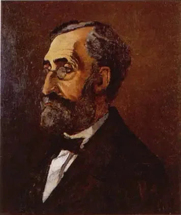 Adolphe Monetin muotokuva - Claude Monet