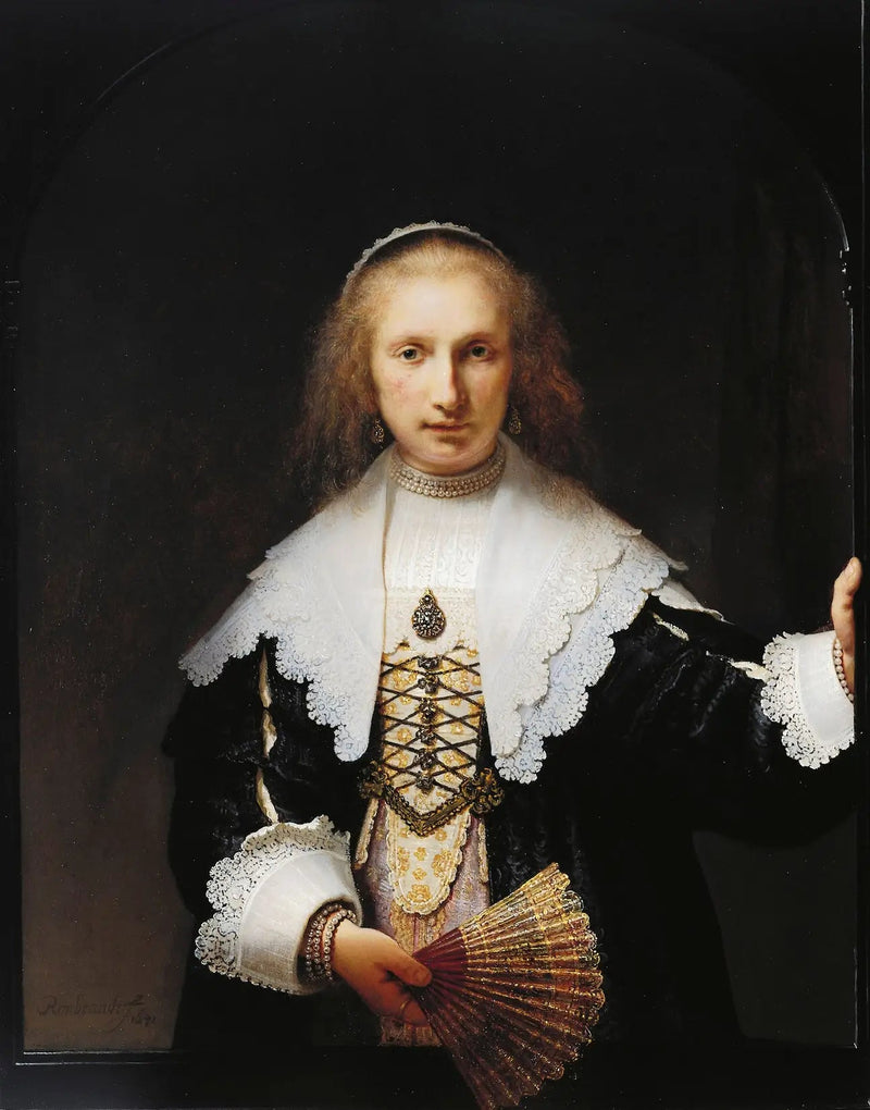 Agatha Basin muotokuva - Rembrandt
