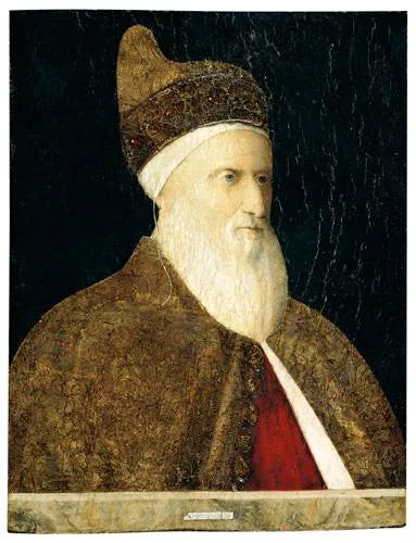 Agostino Barbarigon muotokuva (noin 1420-1501) - Gentile Bellini