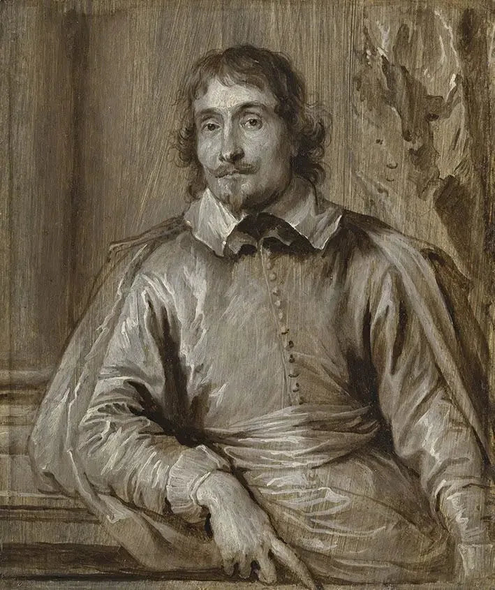 Alessandro Scaglion muotokuva (harmaasävy) - Antoine van Dyck