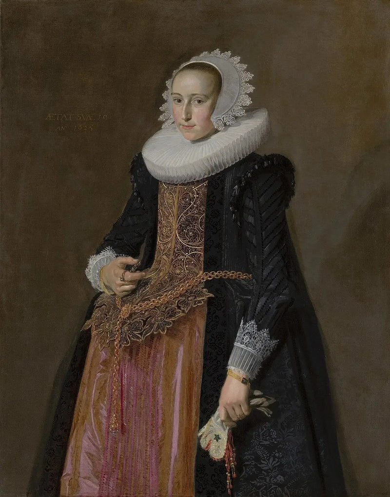 Aletta Hanemansin muotokuva (1606-1653) - Frans Hals