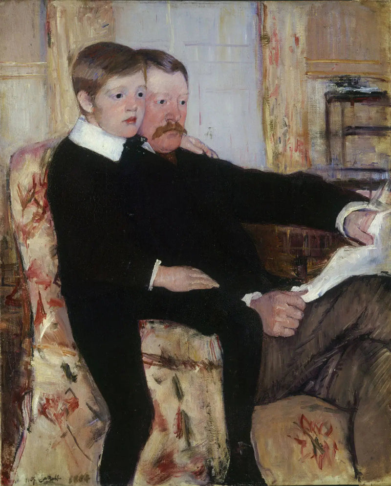 Alexander J. Cassattin ja hänen poikansa, Robert Kelso Cassattin muotokuva - Mary Cassatt