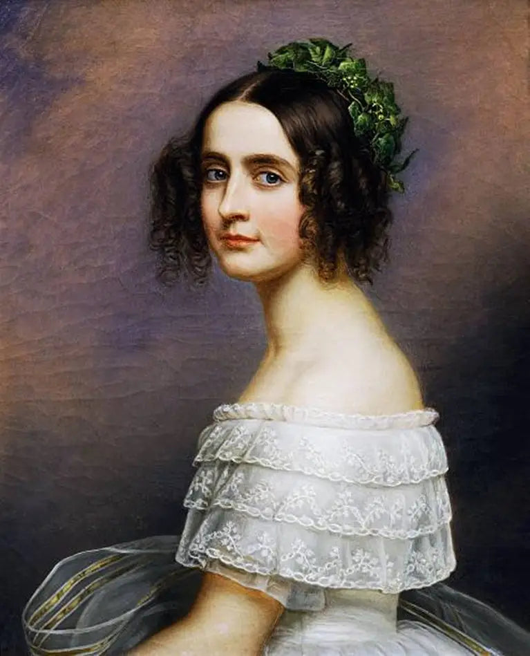 Alexandra Amalie von Bayern (1826-1875) - Joseph Karl Stieler Portraitti