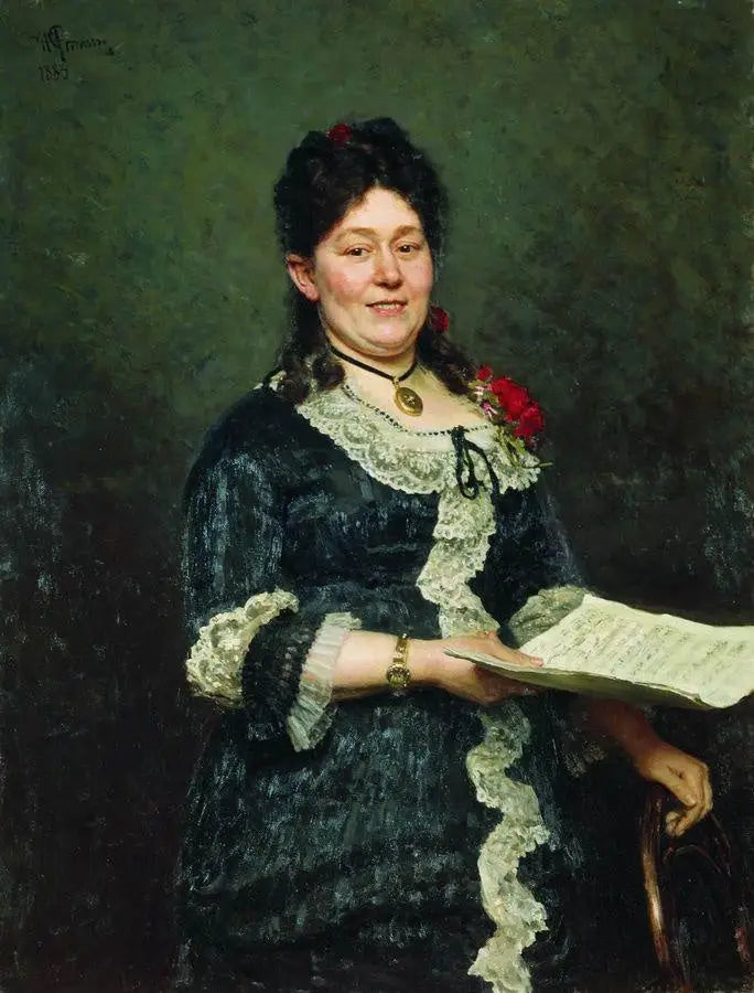 Alexandra Molas'n muotokuva - Ilya Repin