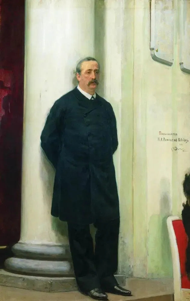 Alexandre Borodinen muotokuva - Ilya Repin