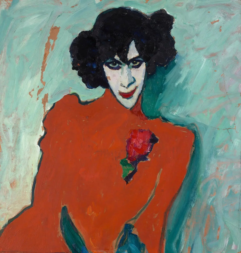 Alexandre Sakharoffin muotokuva - Alexej von Jawlensky