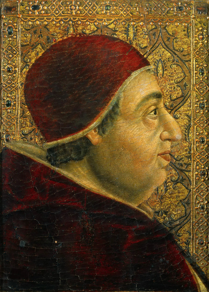 Alexandre VI:n muotokuva (Borgia, 1492-1503) - Pedro Berruguete