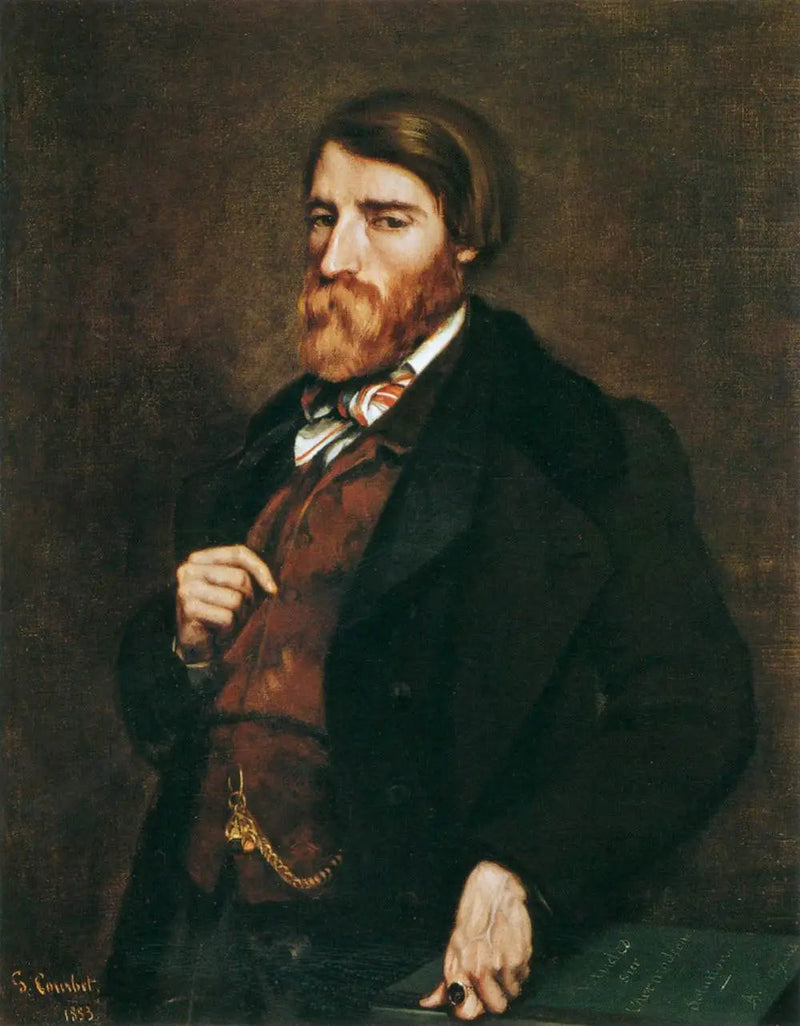 Alfred Bruyasin muotokuva - Gustave Courbet