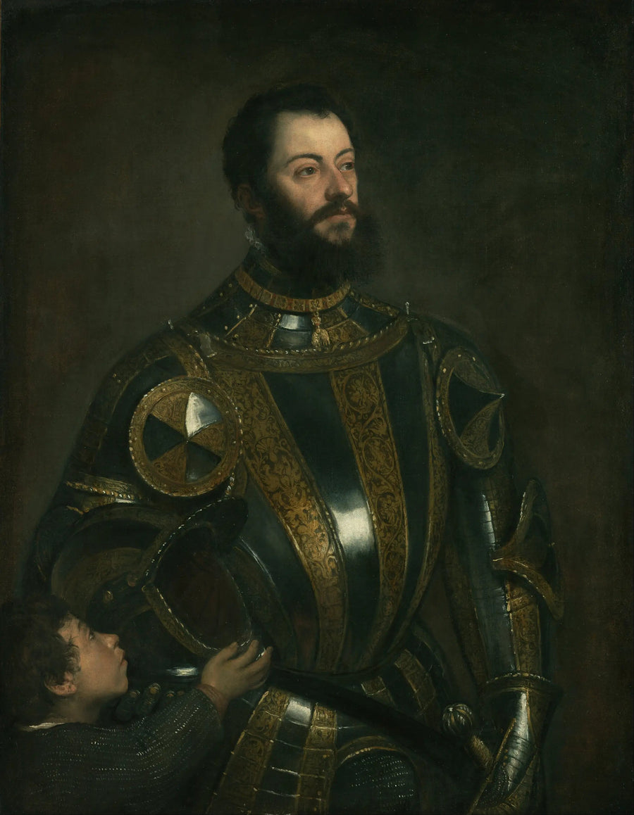 Alphonse d'Avalosin muotokuva - Titian