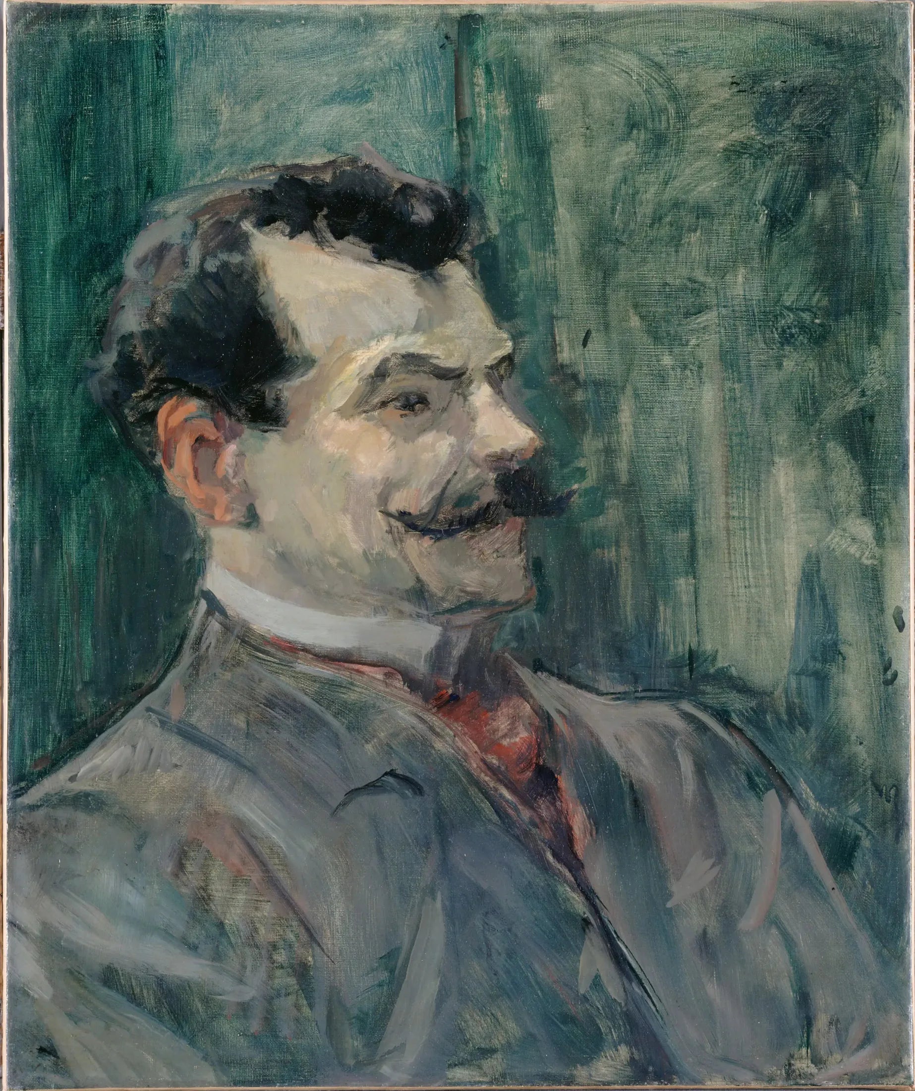 Portrait d'André Rivoire - Henri de Toulouse-Lautrec image 1 reproduction de peinture à l’huile