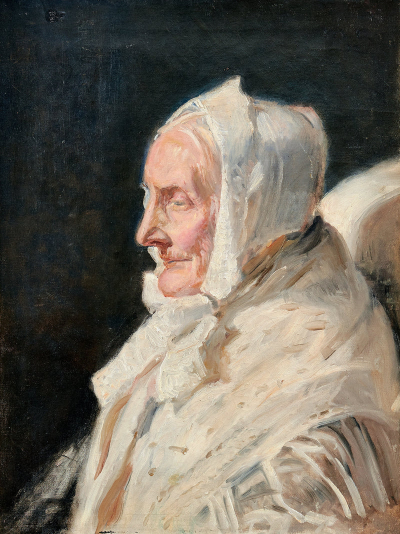 Ane Br��ndumin muotokuva. -Michael Peter Ancher
