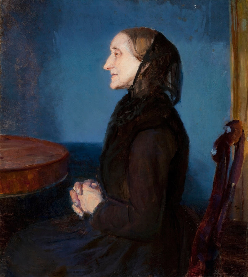 Ane Hedvig Br��ndumin muotokuva - Anna Ancher