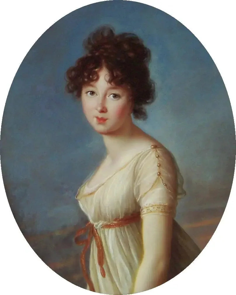 Aniela Czartoryska née Radziwiłłin muotokuva. - Élisabeth Vigée Le Brun