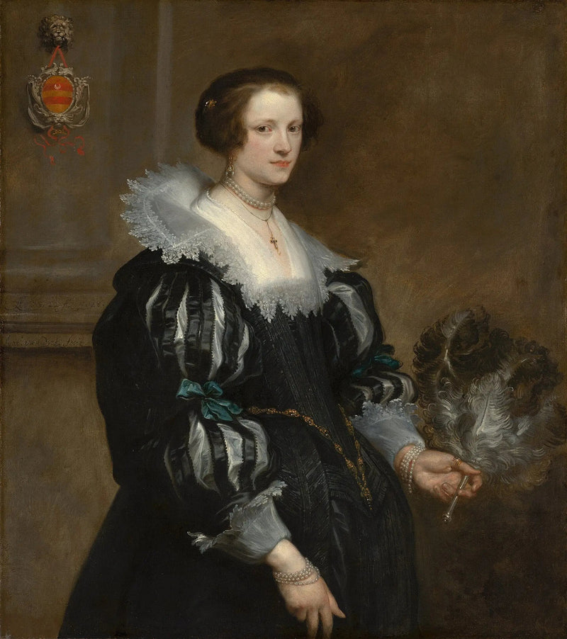 Anna Wake (1605-1669) - Antoine van Dyckin muotokuva