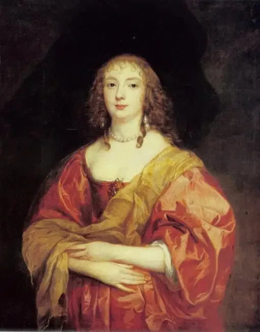 Anne Carrin muotokuva, Lady Russell, Bedfordin kreivitär (1615-1684), noin 1639 - Antoine van Dyck