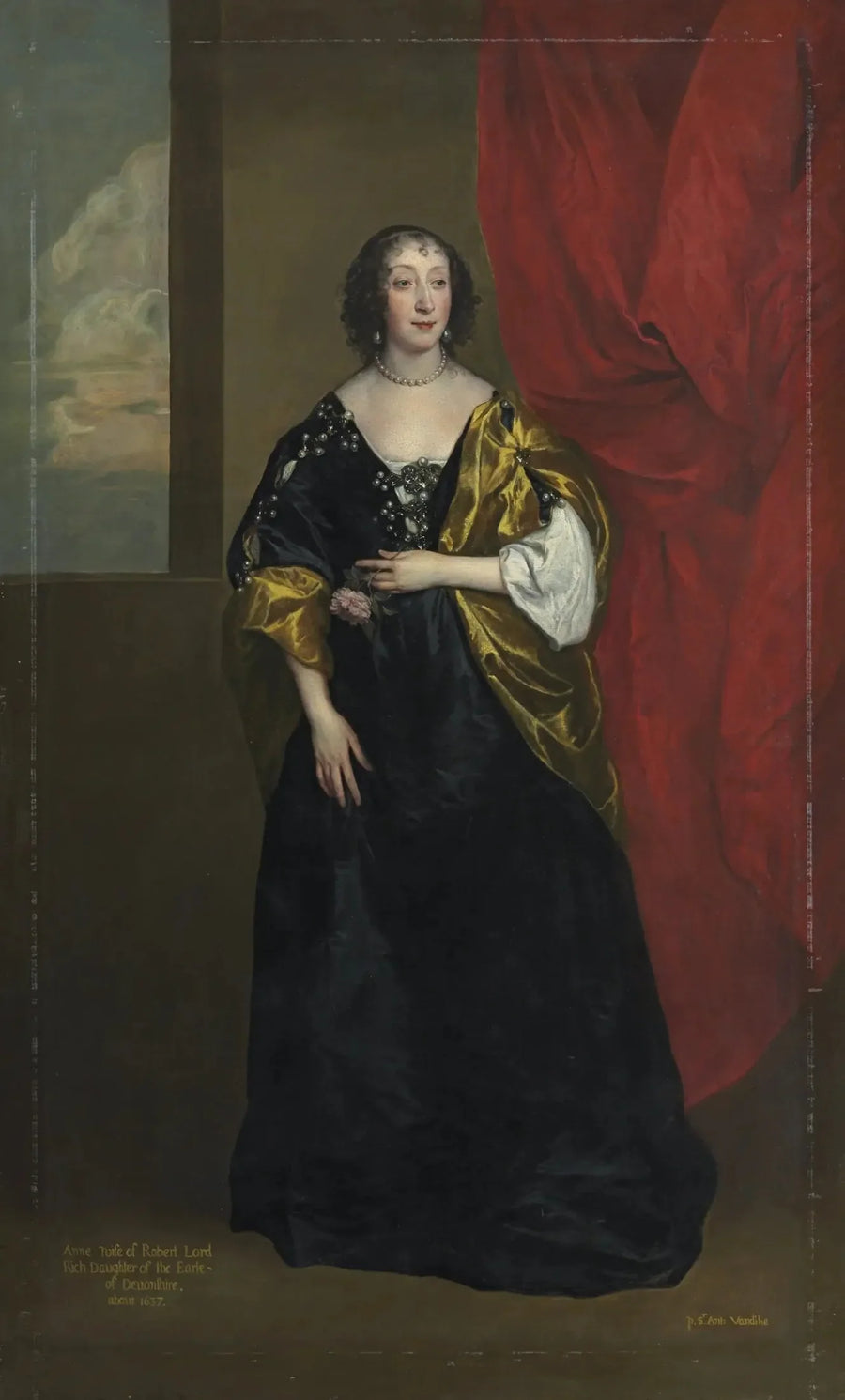 Anne Cavendishin, Lady Richin (1612-1638) - Antoine van Dyck
