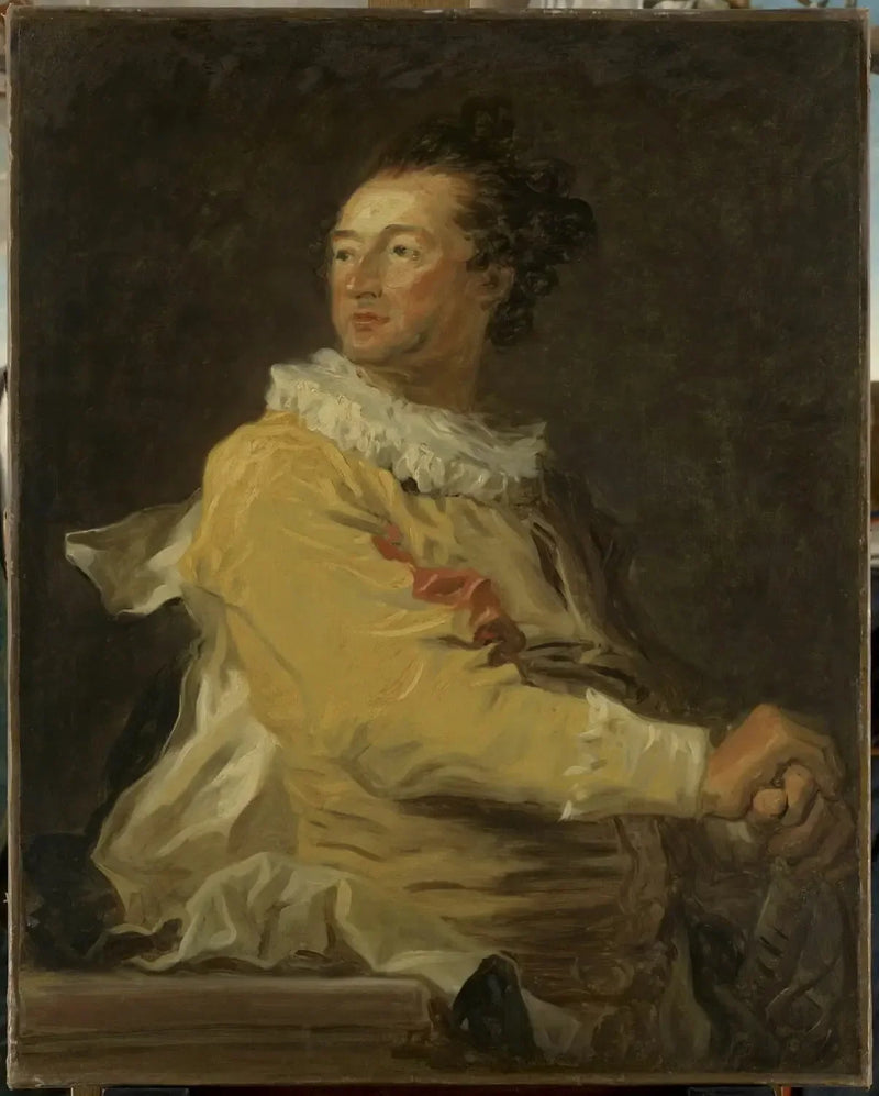 Anne-François d'Harcourtin muotokuva, Beuvronin herttuan henkilökuva italialaisesta komediasta - Jean-Honoré Fragonard