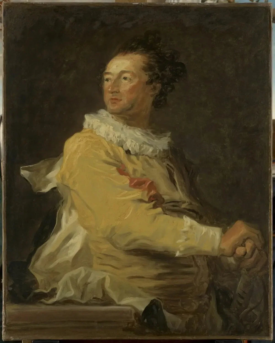 Anne-François d'Harcourtin muotokuva, Beuvronin herttuan henkilökuva italialaisesta komediasta - Jean-Honoré Fragonard