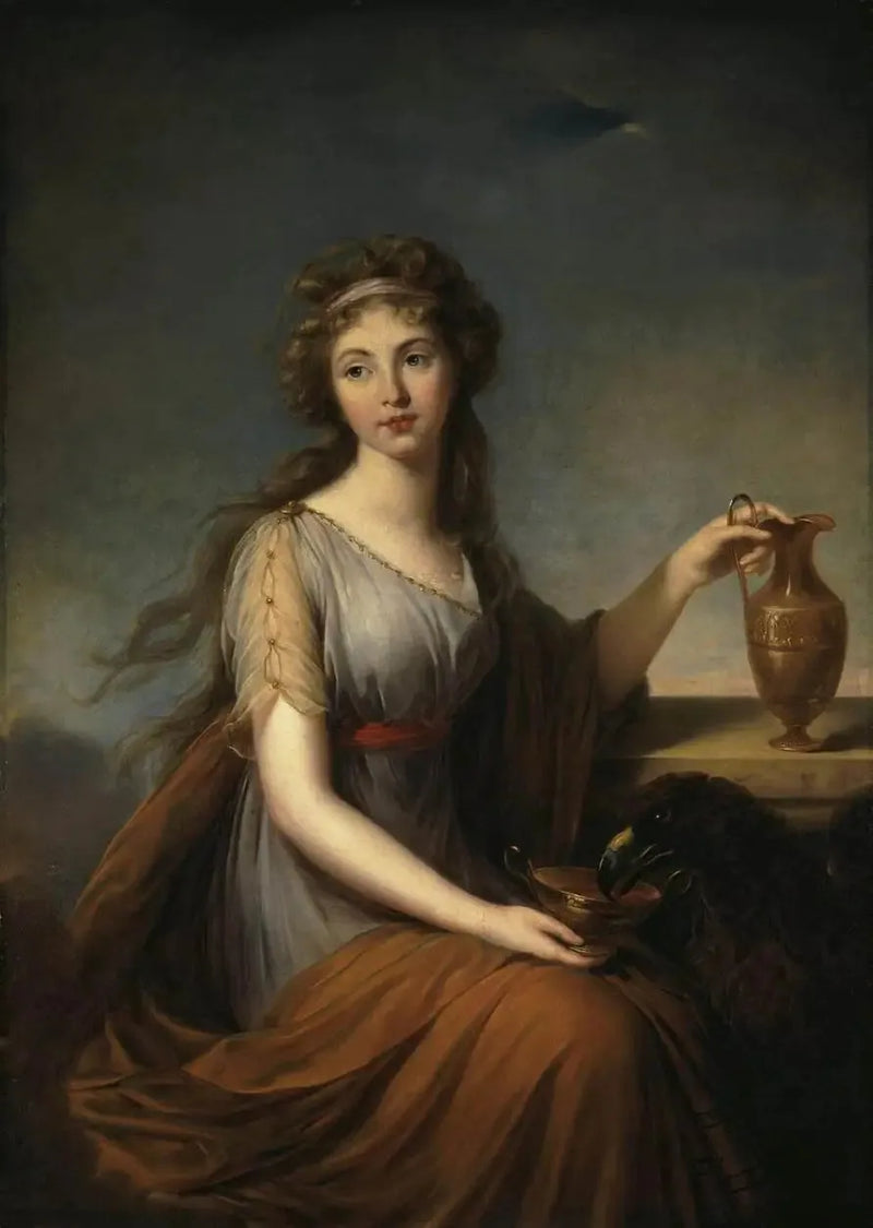 Anne Pittin Hébé - Elisabeth Vigée Le Brunin muotokuva