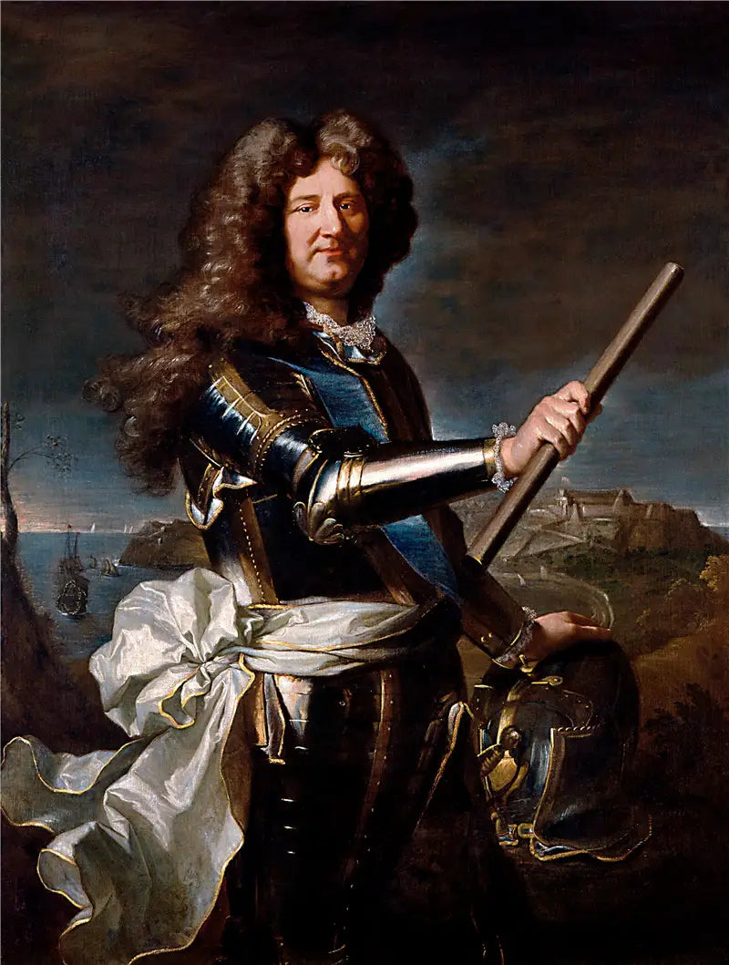 Antoine I:n Grimaldin muotokuva - Hyacinthe Rigaud