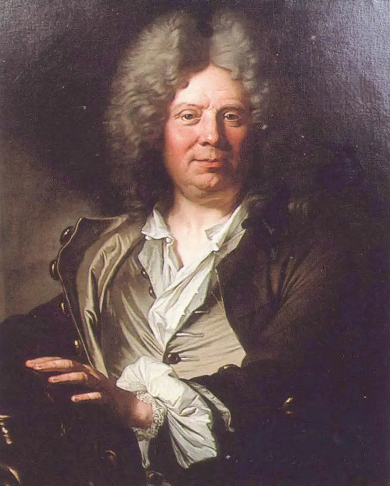 Antoine Coysevox'n ja Hyacinthe Rigaudin muotokuva