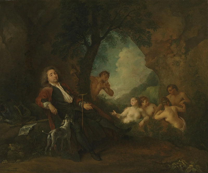 Antoine de La Roque - Antoine Watteau - Muotokuva