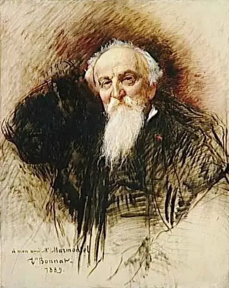 Antoine François Marmontel (1816-1898) - Ranskalainen pianisti, säveltäjä ja musiikkitieteilijä - Léon Bonnat