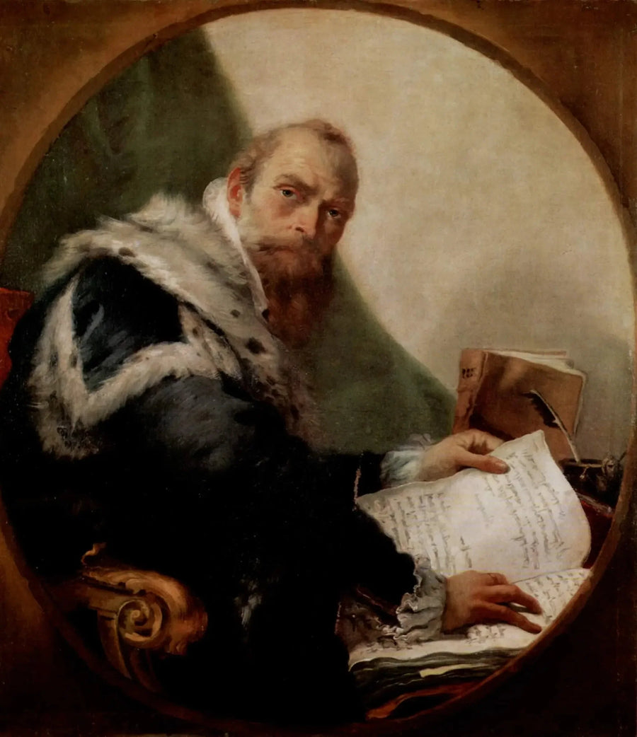 Antonio Riccobono - Giovanni Battista Tiepolo - Muotokuva