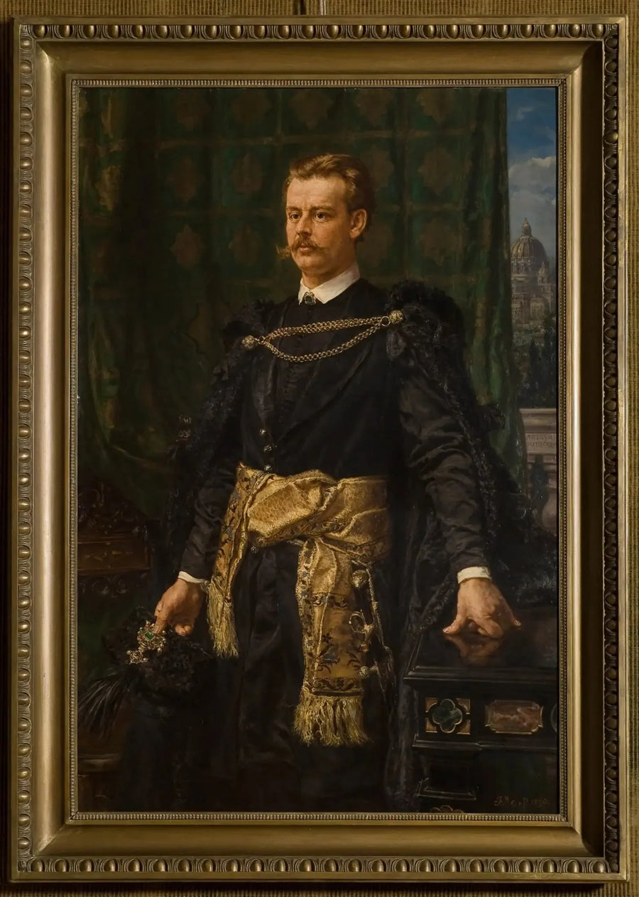 Portrait d'Artur Potocki - Jan Matejko image 1 tableau peint à l’huile sur toile