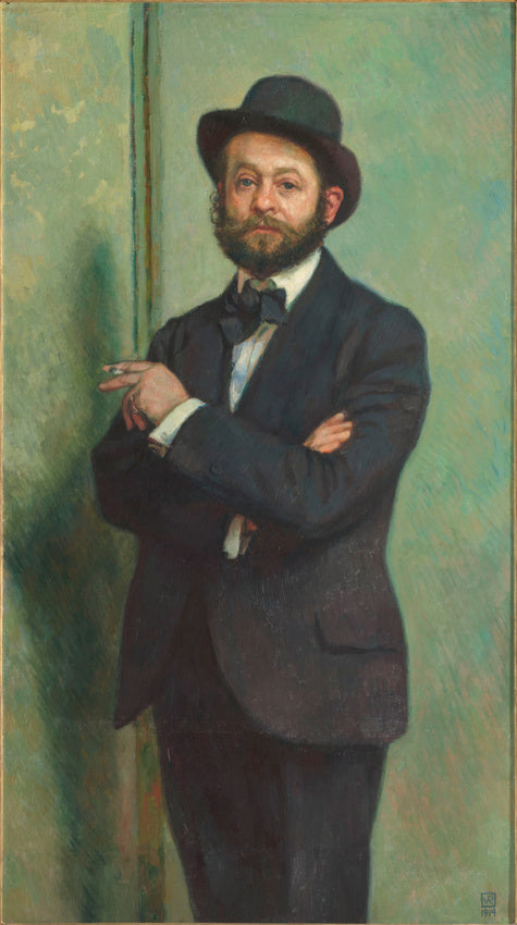 Auguste Perretin muotokuva - Thé Van Rysselberghe