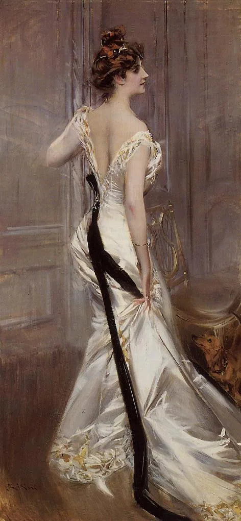 Ava Listerin, Ribblesdale-baronin muotokuva; syntynyt Ava Astor - Giovanni Boldini
