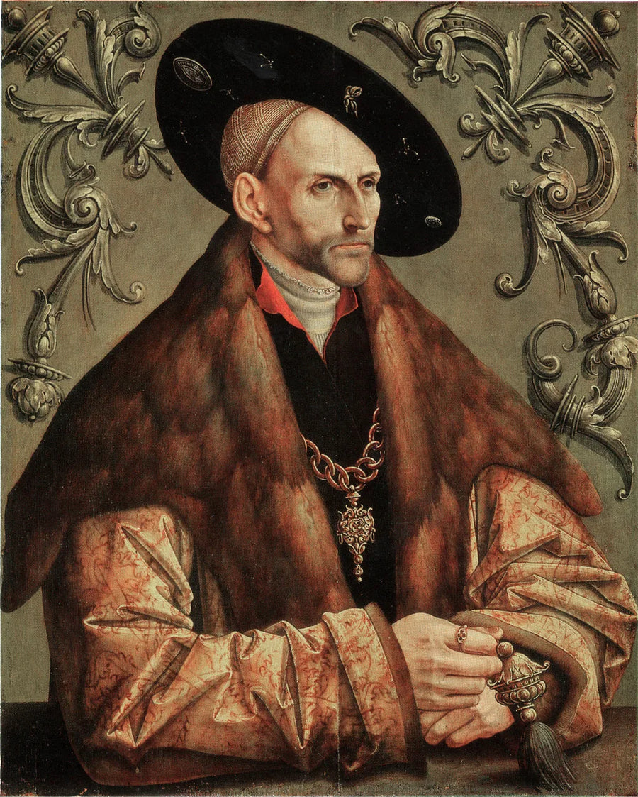 Edzard I:n, Oost-Frieslandin kreivin, muotokuva - Jacob Cornelisz van Oostsanen