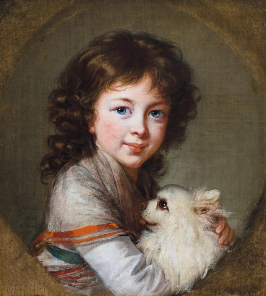 Elisabeth Isabella Mniszech - Elisabeth Vigeé Le Brun muotokuva