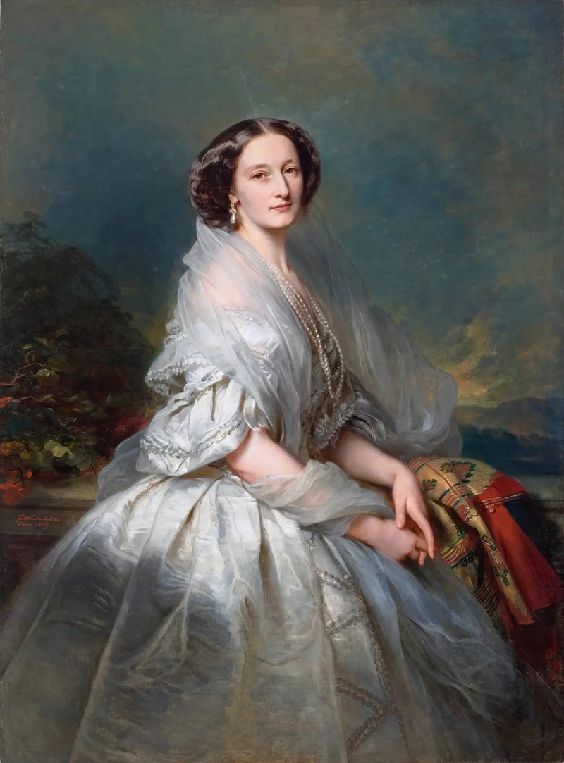 Eliza Franciszka Krasińska née Branicka - Franz Xaver Winterhalterin muotokuva